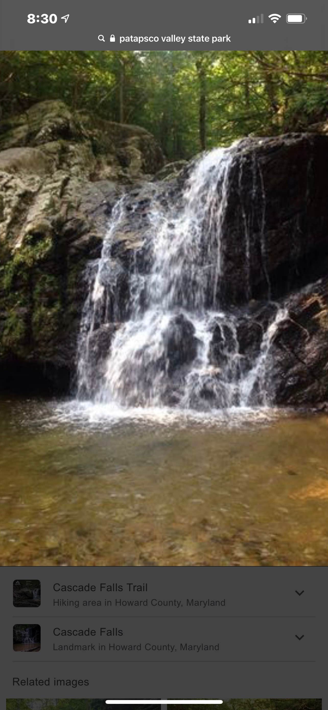 Camper submitted image from Patapsco Valley State Park-Hilton Area - 1