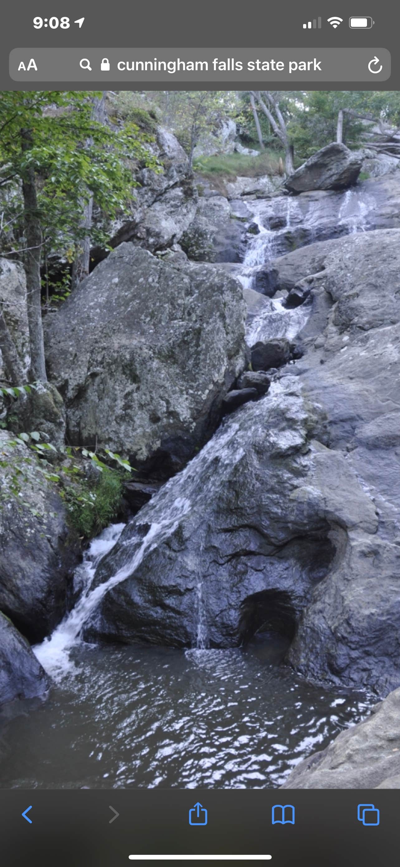 Camper-submitted photo at Cunningham Falls State Park Manor Area near Frederick, MD