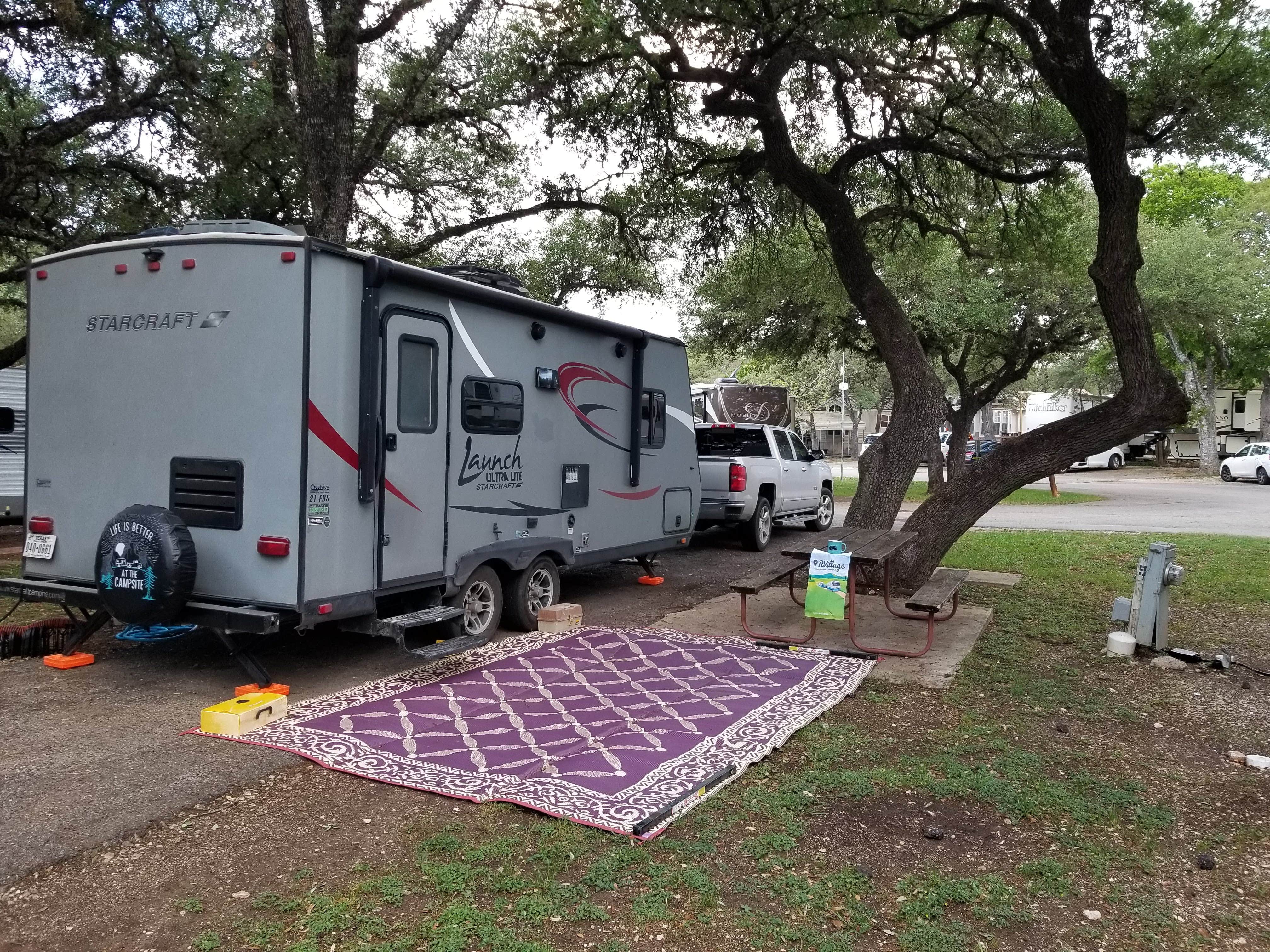 Denise V.'s photo of rv camping at Texas 281 RV Park near Spring Branch, TX
