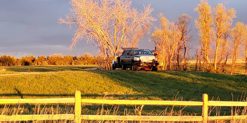 Camper submitted image from Richland reservoir dispersed camping