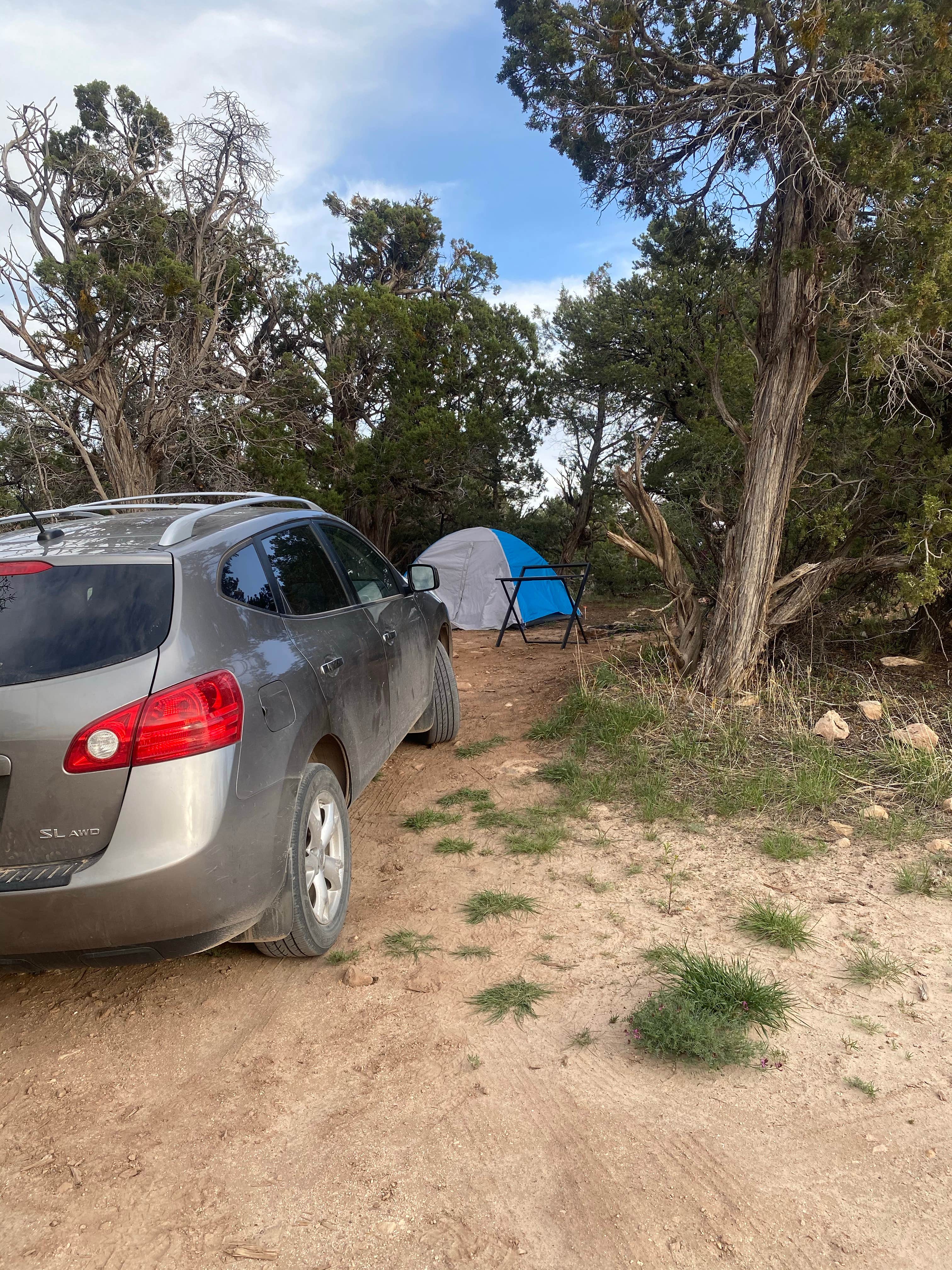 Jennifer's photo of tent camping at Canyons of the Ancients, Sand Canyon (Road 4725) near Cortez, CO
