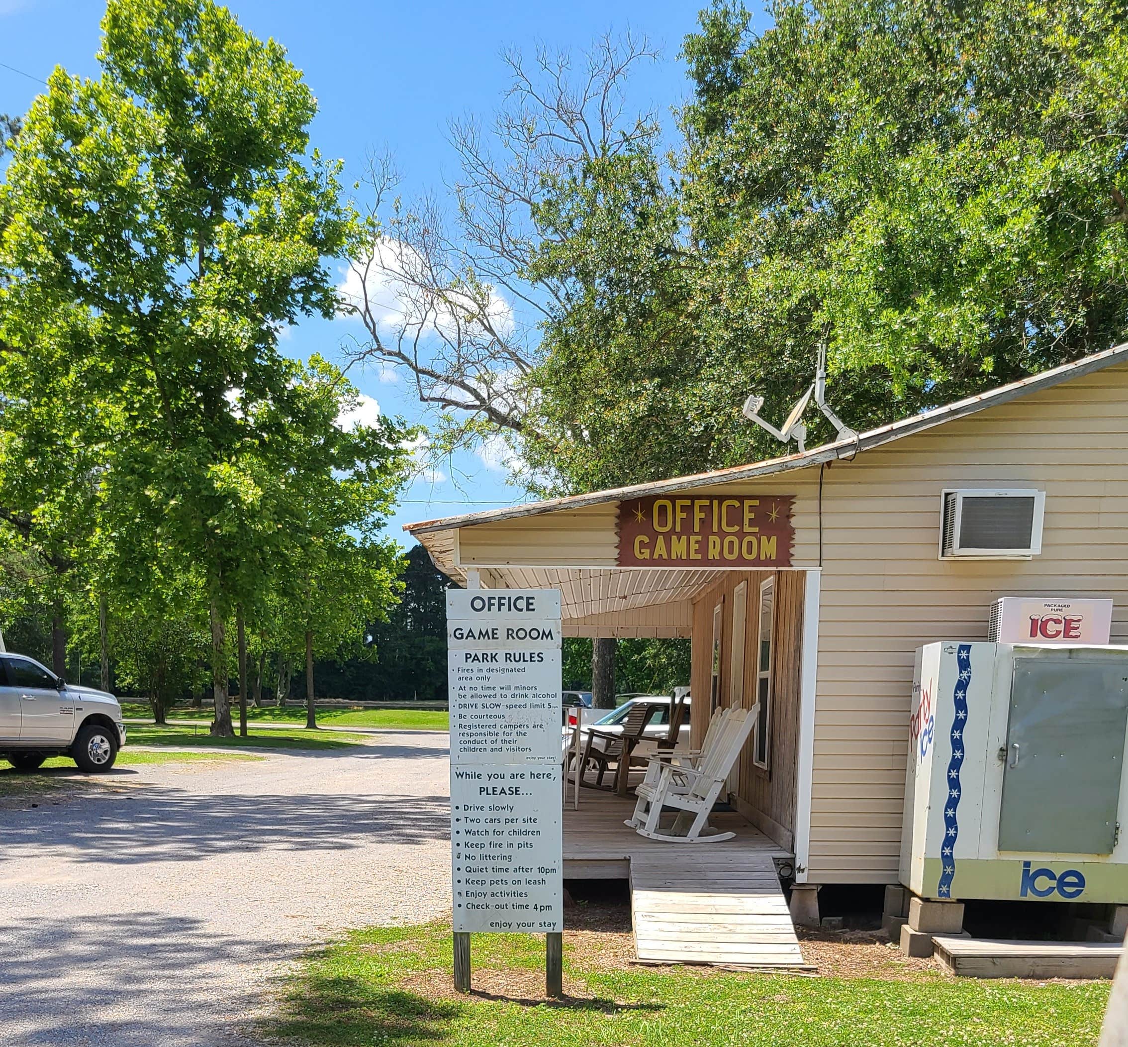 Cat R.'s photo of a cabin at Cajun Campground near Turkey Creek, LA