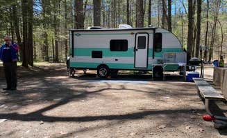 Andrzej K.'s photo of rv camping at Austin Hawes Memorial Campground — American Legion State Forest near Hop Brook Lake