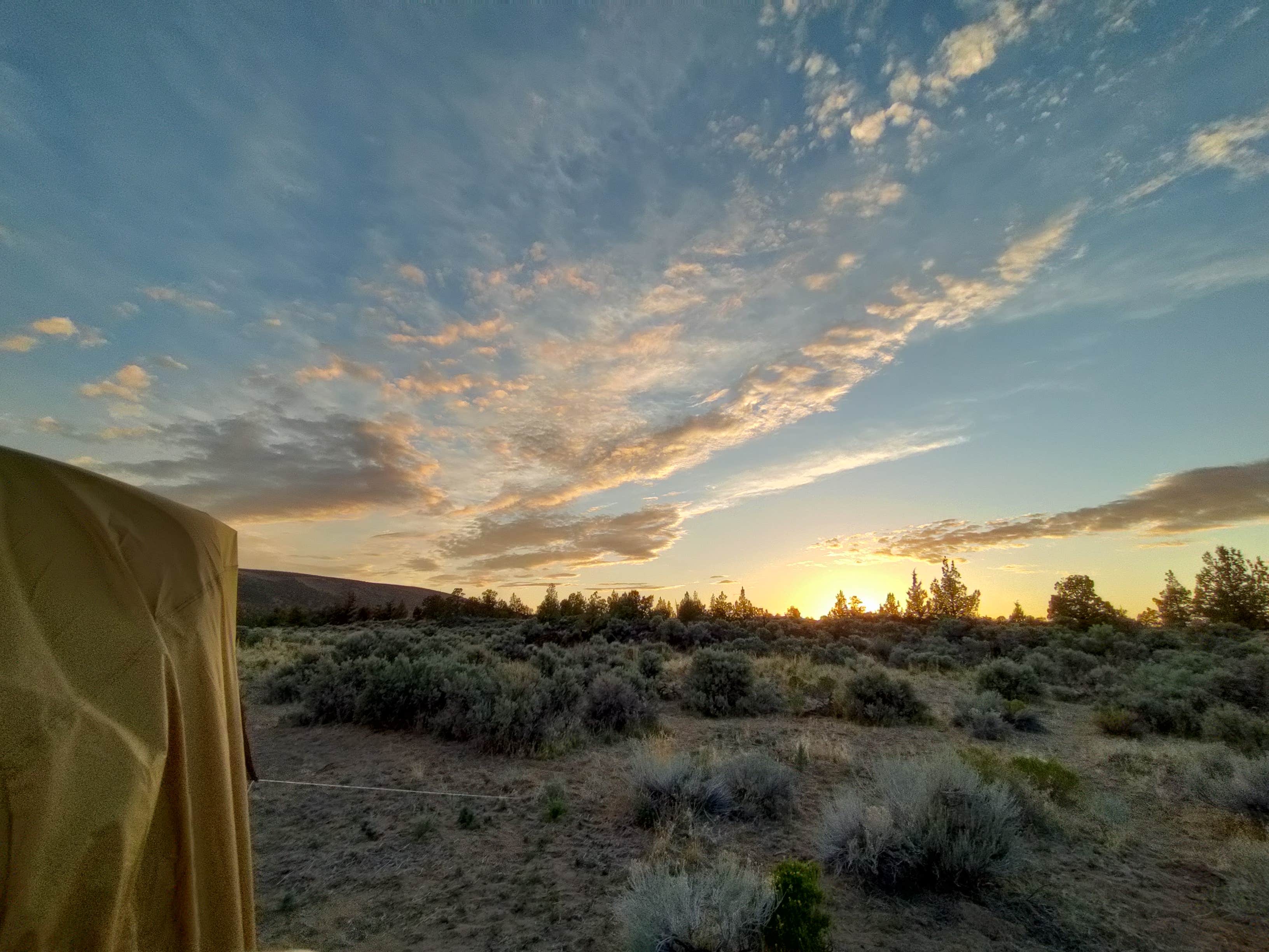 Trenton S.'s photo of a dispersed camping area at Oregon Badlands Dispersed near Powell Butte, OR