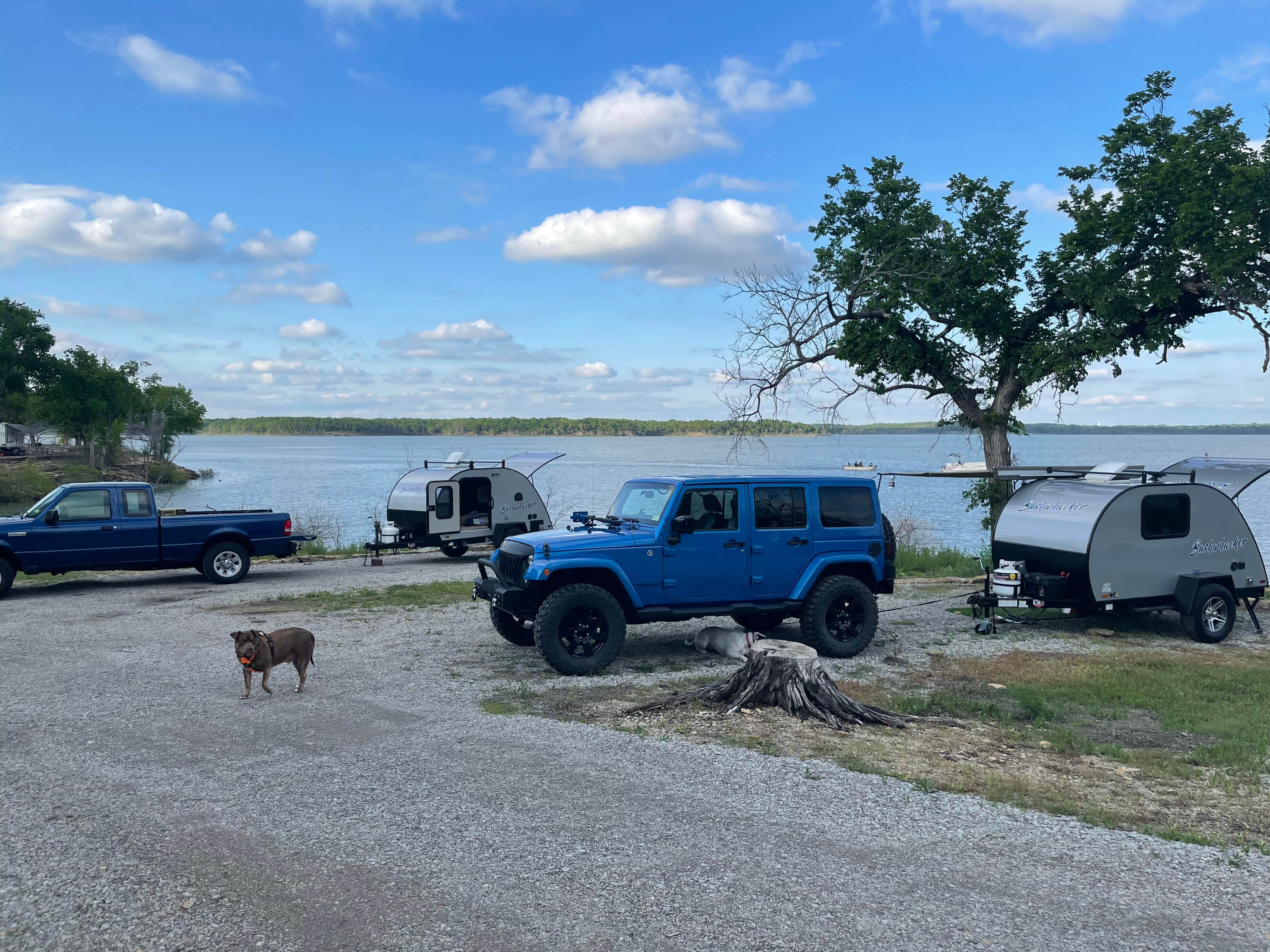 Tanner P.'s photo of camping with pets at Pomona State Park Campground near Topeka, KS