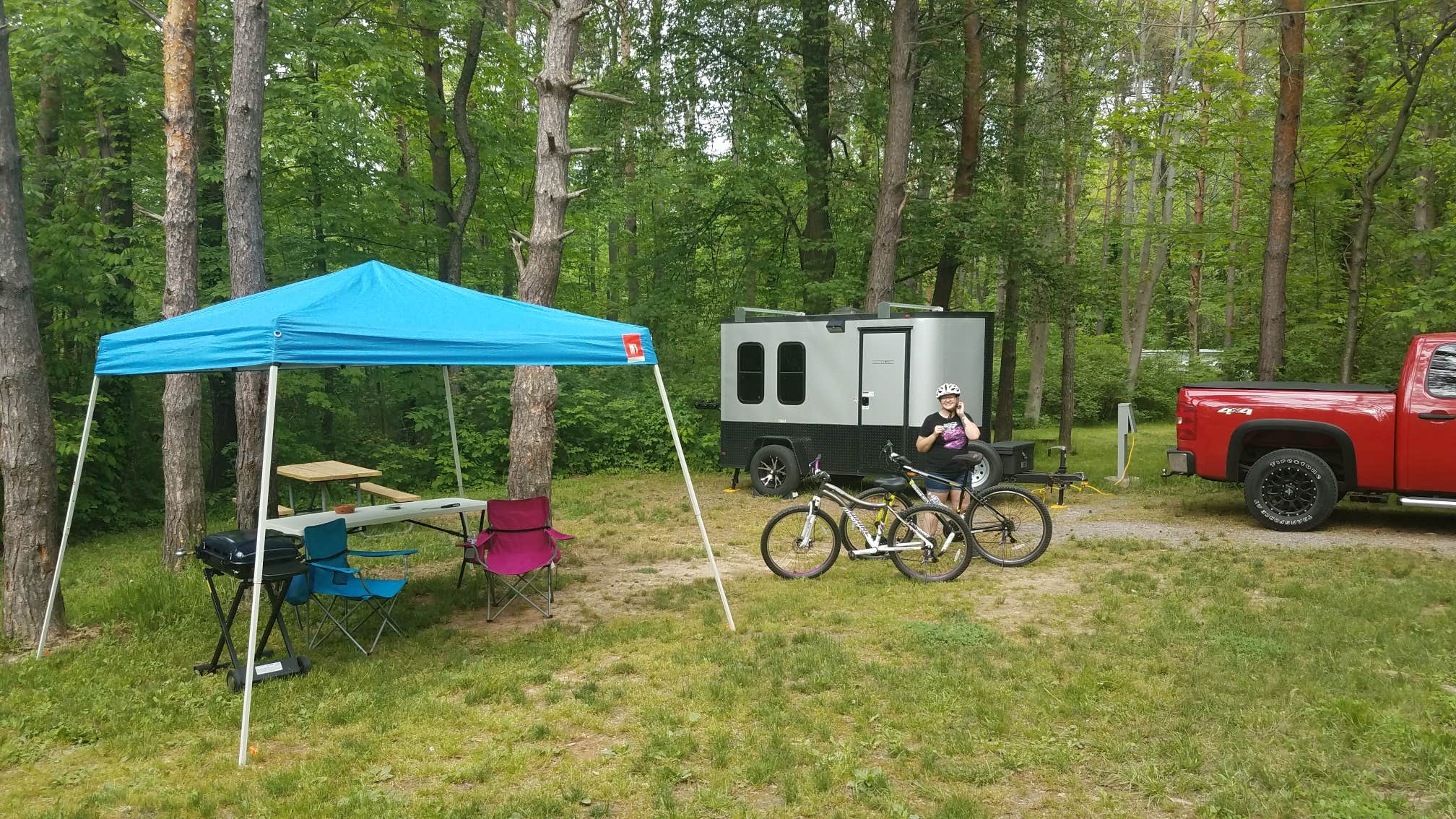Jamie W.'s photo of rv camping at Hamlin Beach State Park Campground near North Greece, NY