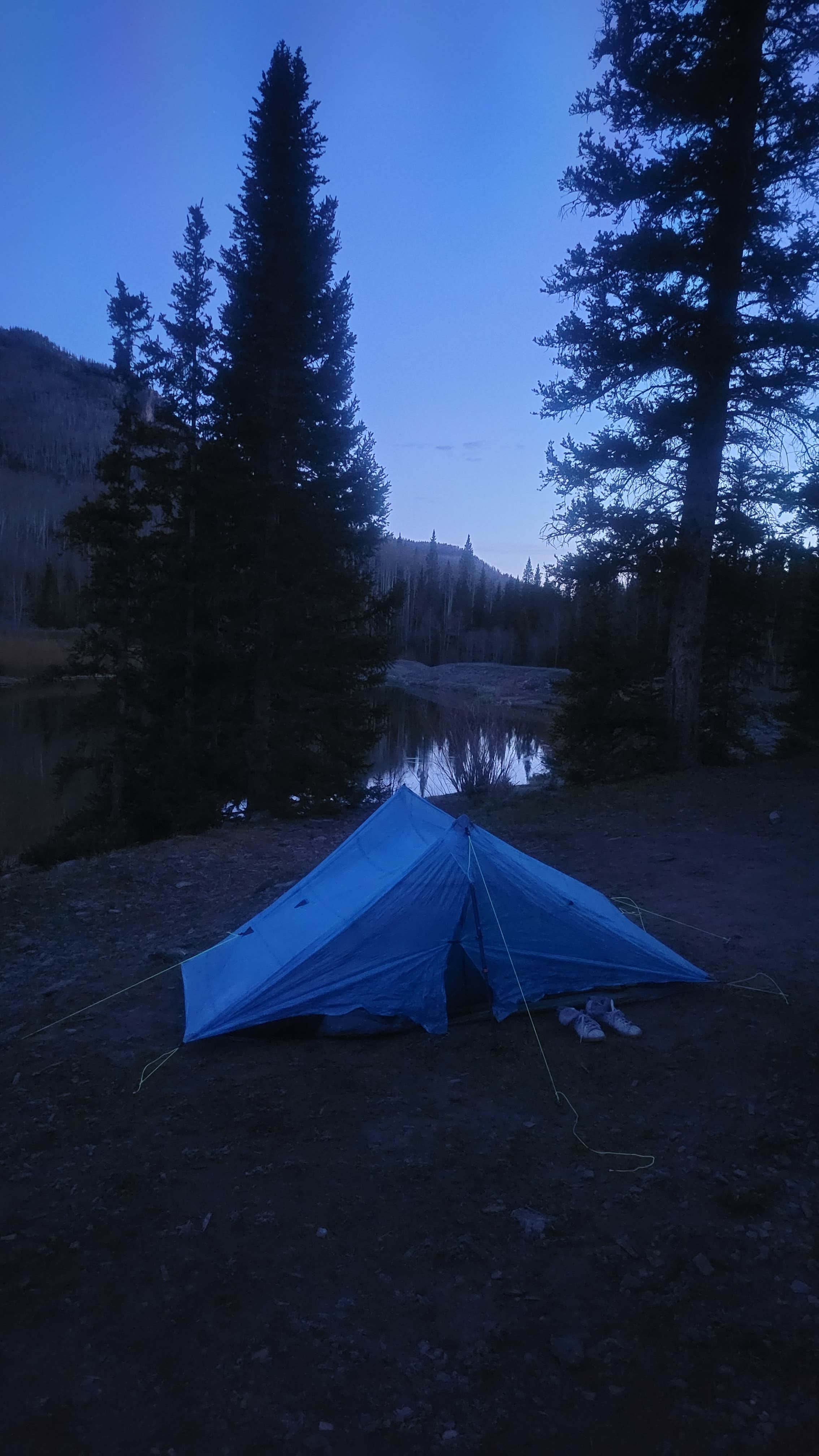 Florian J.'s photo of tent camping at Priest Lake Dispersed Camping Area near Durango, CO