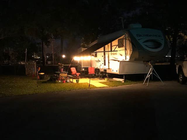 Camping near surf: Daytona Speedway RV, Daytona Beach, Florida