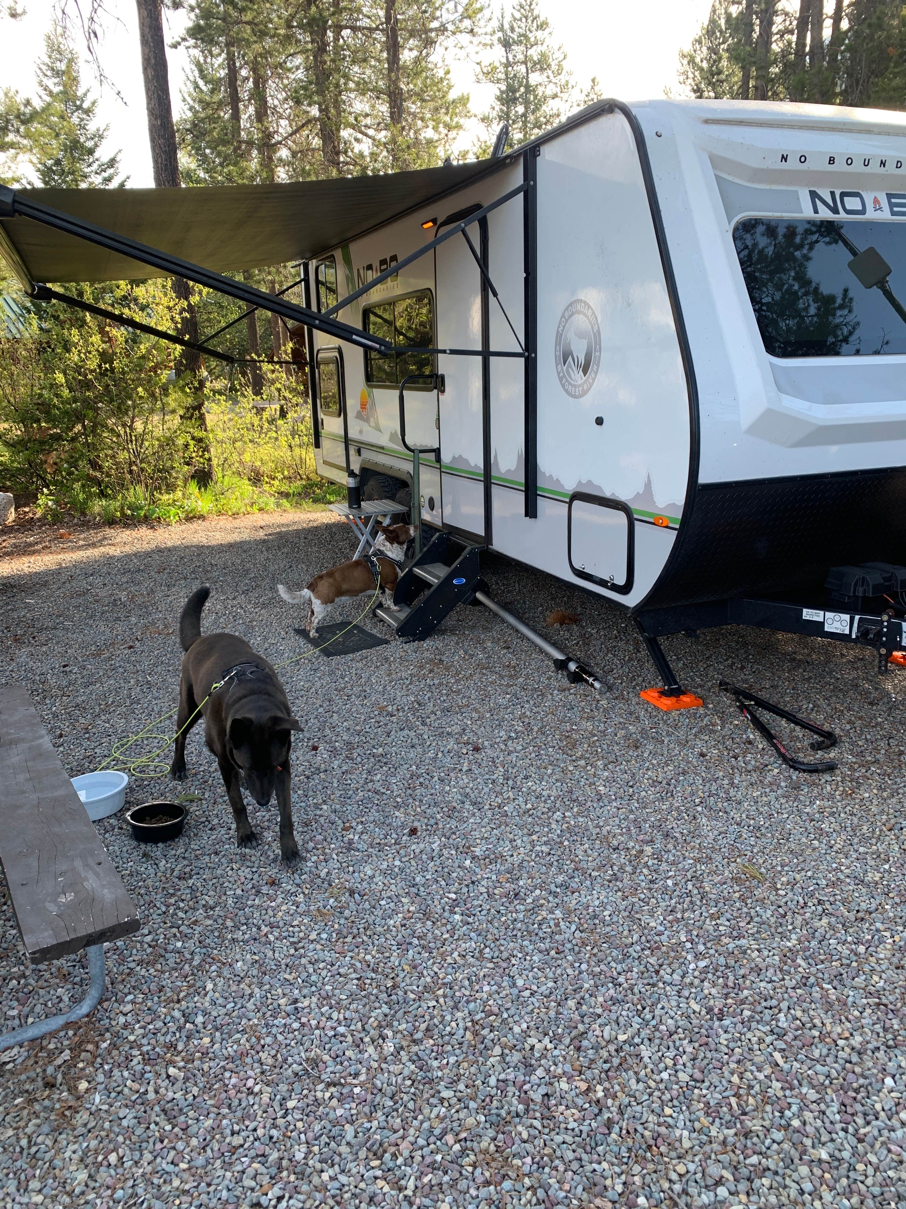 Chris H.'s photo of camping with pets at West Glacier KOA Resort near Kalispell, MT