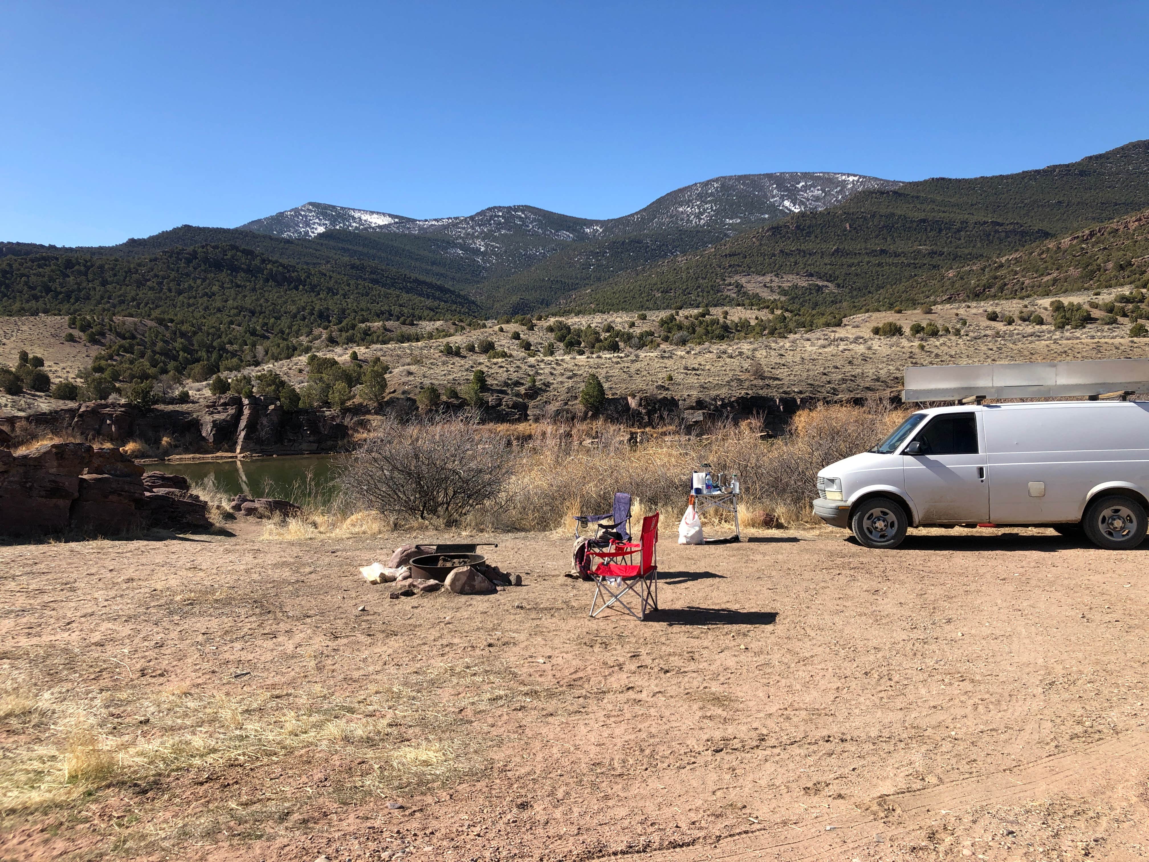 Camper-submitted photo at Swinging Bridge near Dinosaur National Monument