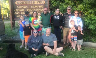 Carrie C.'s photo of camping with pets at Silver Rapids Lodge near Superior National Forest