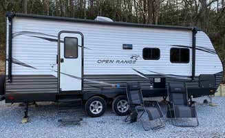 Emily L.'s photo of rv camping at Rose Creek Campground and Cabins Franklin, NC near Franklin, NC