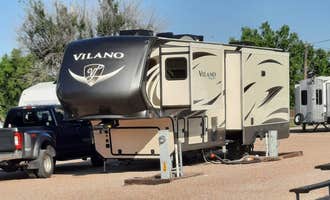 Camping near Equalization Channel  - Twin Buttes Reservoir: San Angelo KOA, San Angelo, Texas