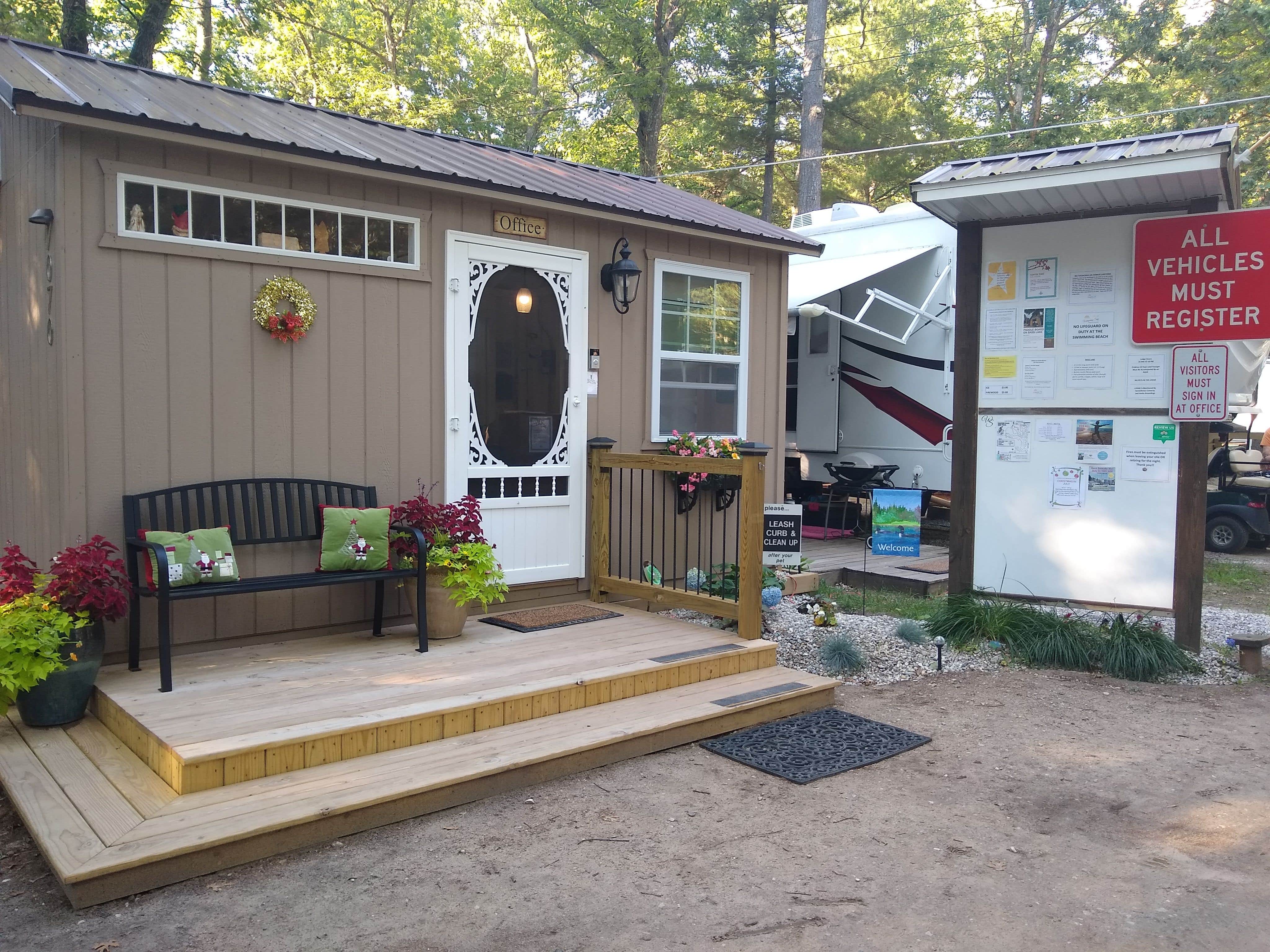 Camper-submitted photo at Whispering Surf Campground at Bass Lake near Hart, MI
