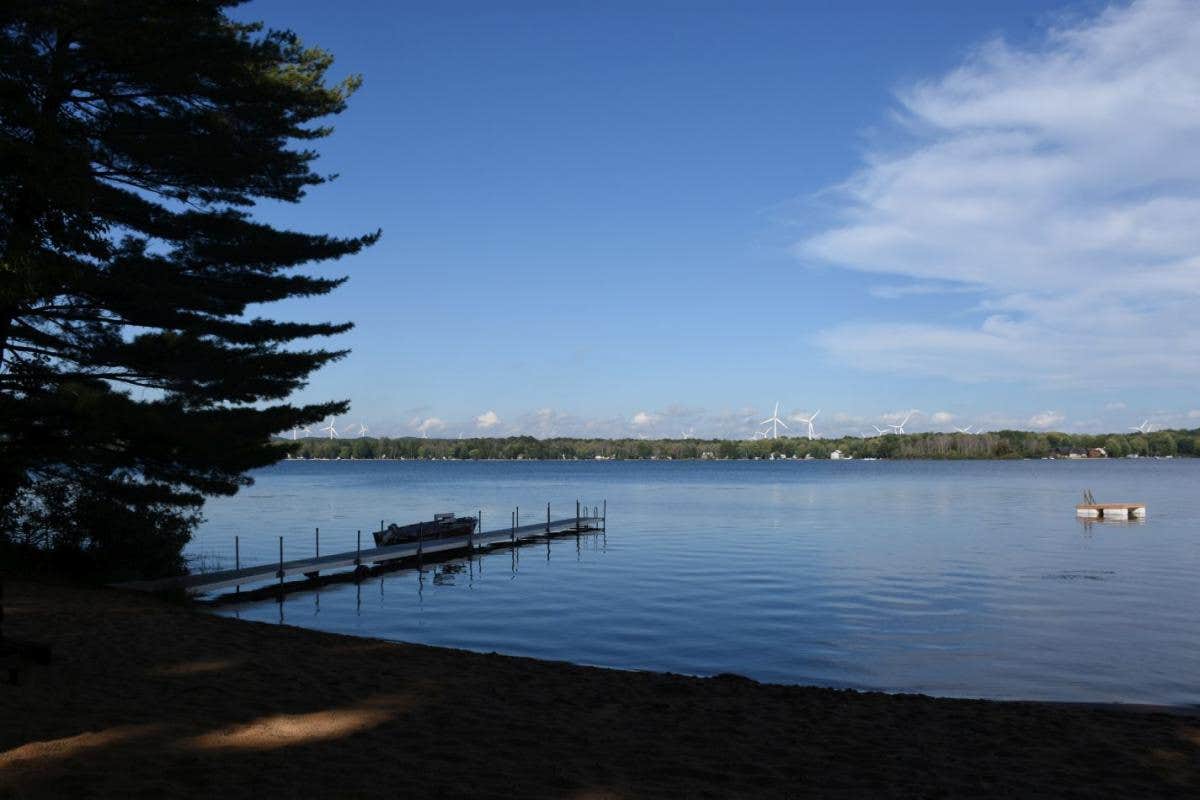 Camper-submitted photo at Whispering Surf Campground at Bass Lake near Hart, MI