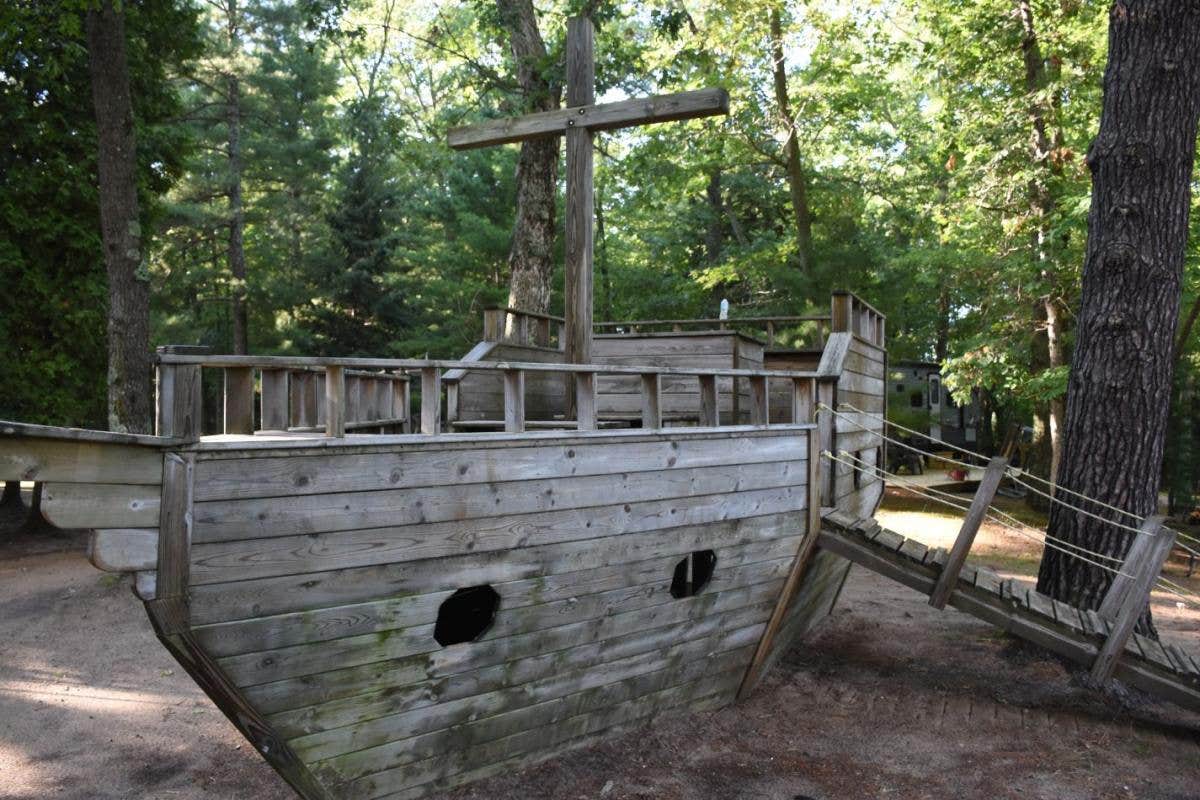 Camper-submitted photo at Whispering Surf Campground at Bass Lake near Hart, MI