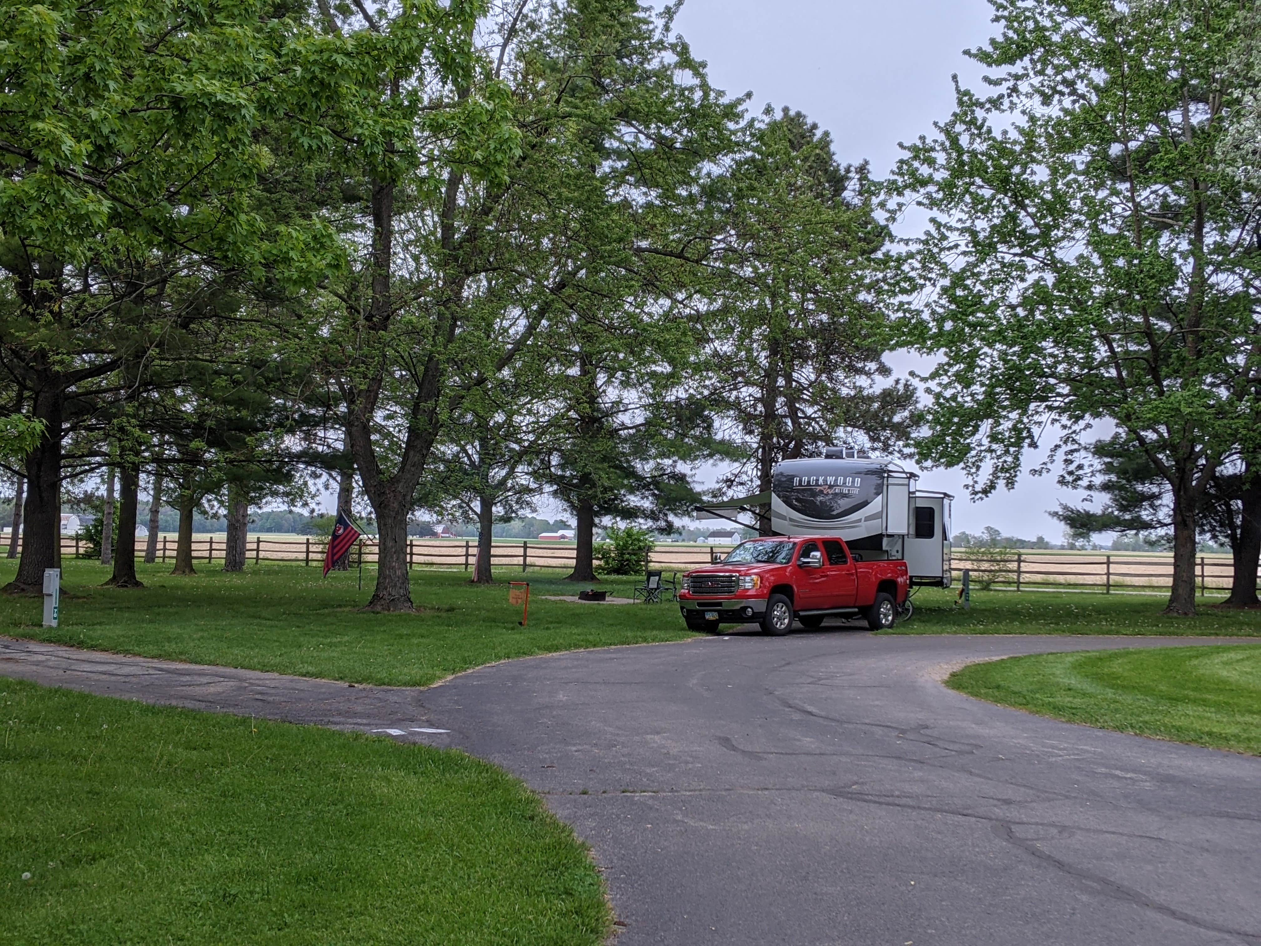 Camper submitted image from Harrison Lake State Park Campground - 1