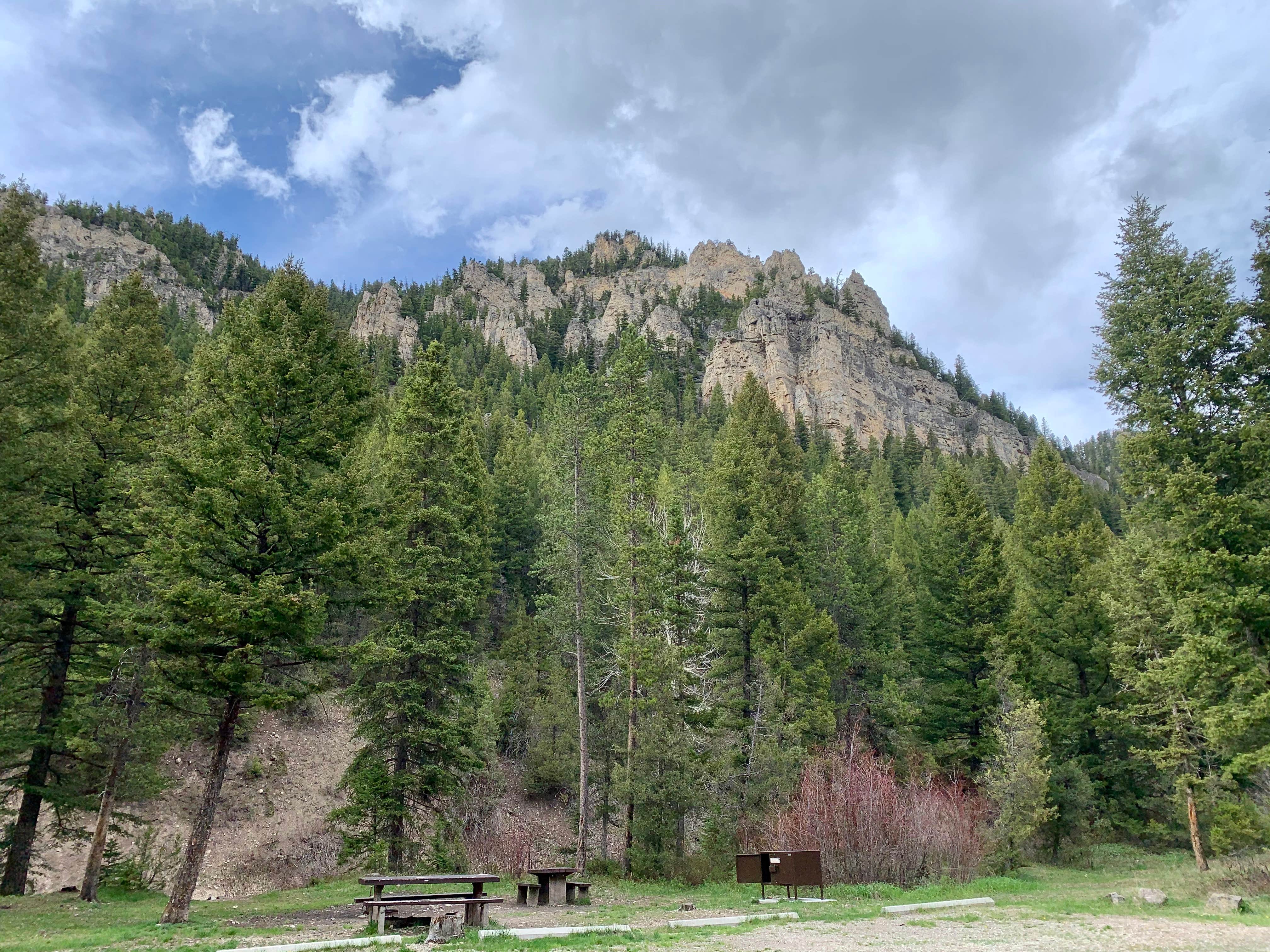 Camper-submitted photo at Spire Rock Campground near Big Sky, MT