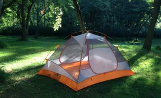 lauren C.'s photo of tent camping at Dravo's Landing Campground near Rices Landing, PA