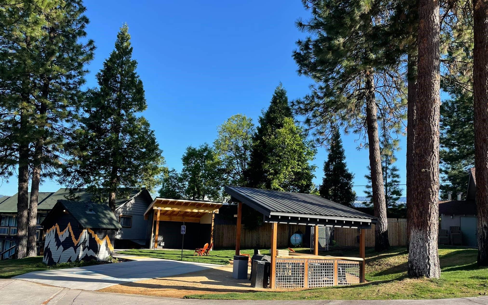 Phoebe B.'s photo of tent camping at LOGE Mt Shasta near McCloud, CA