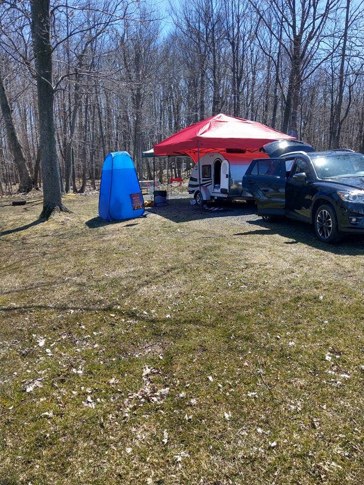 Camper-submitted photo at Bluff Camping Area — Fair Haven Beach State Park near Sodus Point, NY
