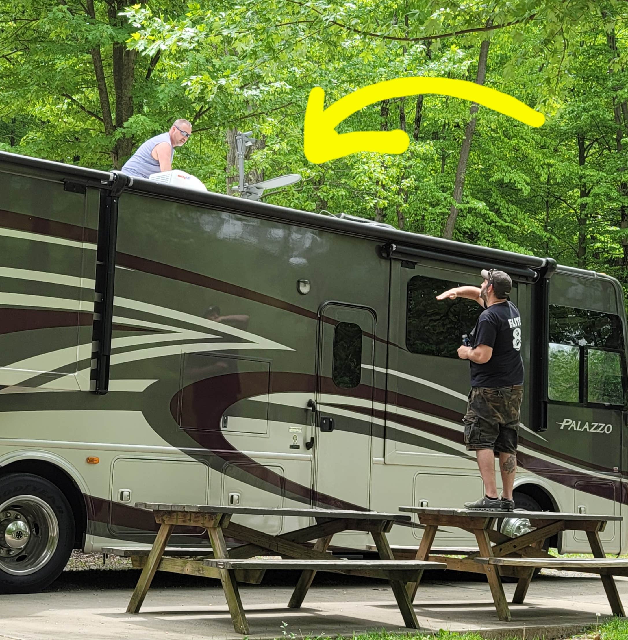 Camper-submitted photo at Woods Tall Timber Resort near Carrollton, OH