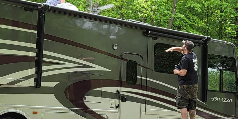 Camper submitted image from Woods Tall Timber Resort