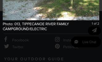 Camping near Hidden Lake Paradise Camp Ground: Tippecanoe River State Park Campground, Winamac, Indiana