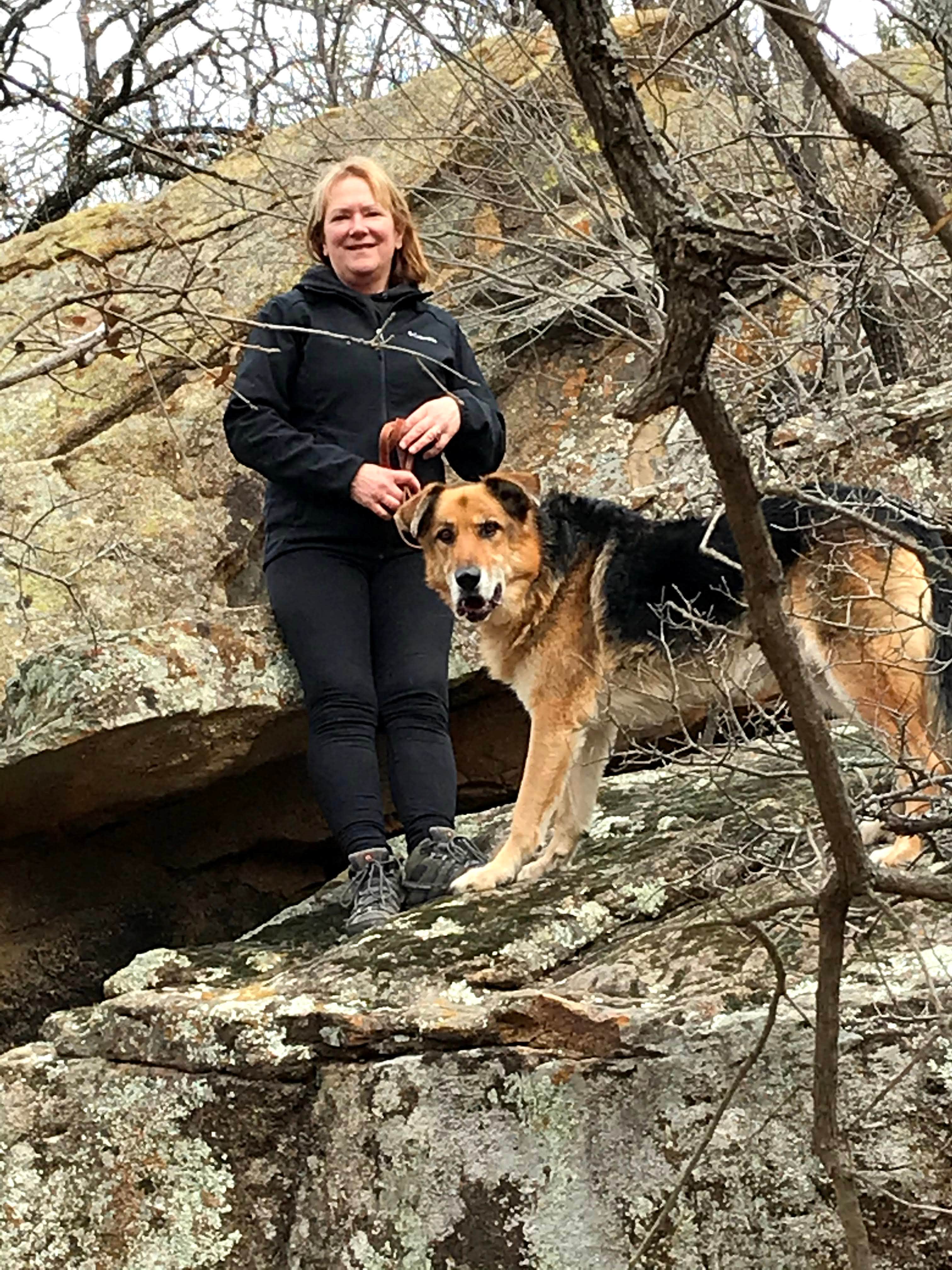 Cathy J.'s photo of camping with pets at Cross Timbers — Lake Mineral Wells State Park near Jacksboro, TX