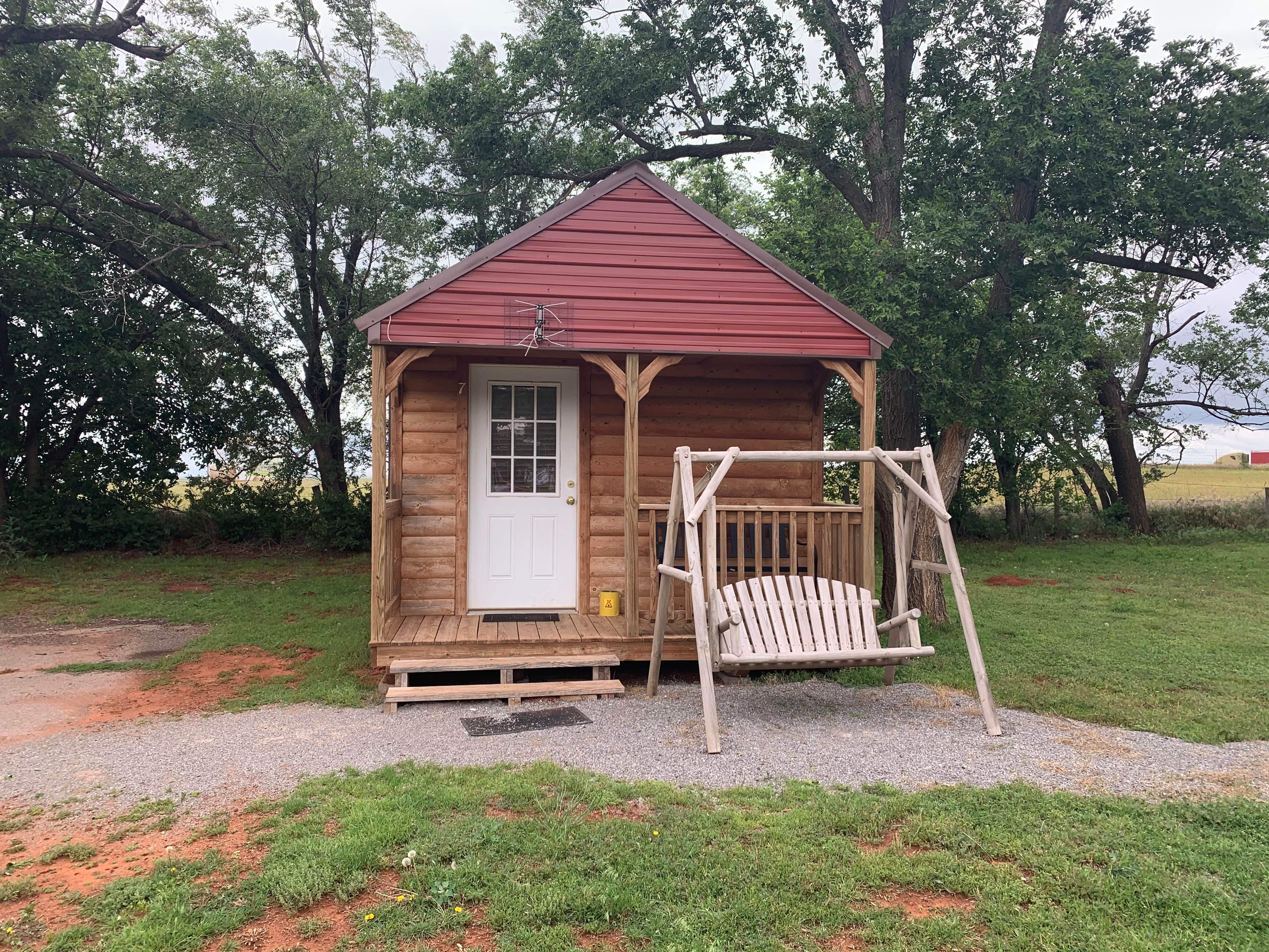 Jason F.'s photo of a cabin at Elk City-Clinton KOA near Elk City, OK