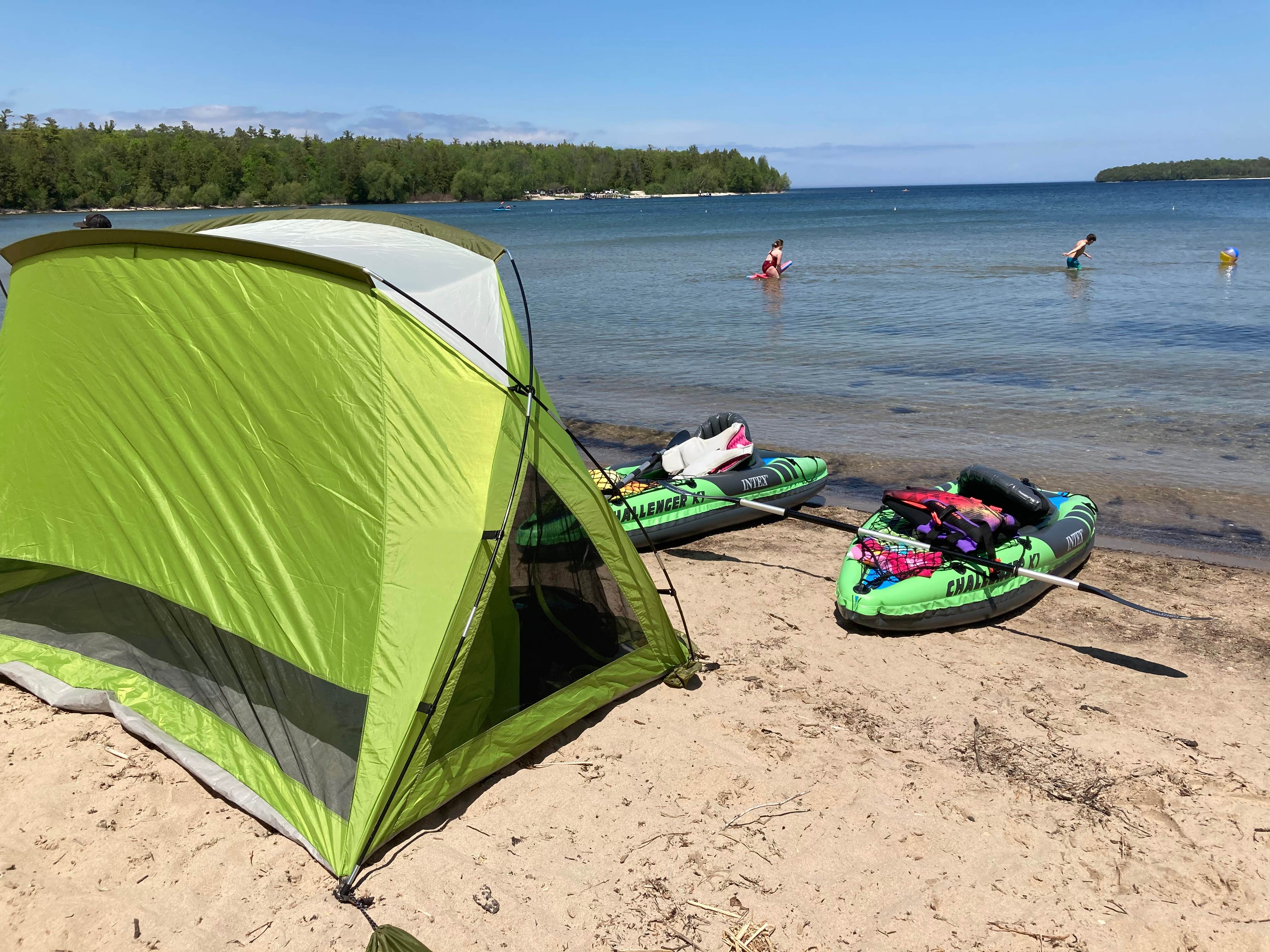 Rebecca B.'s photo at South Nicolet Bay Campground — Peninsula State Park near Ephraim, WI
