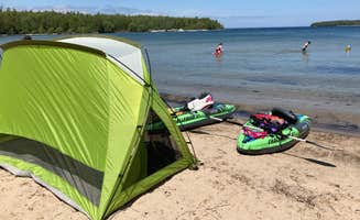 Rebecca B.'s photo at South Nicolet Bay Campground — Peninsula State Park near Egg Harbor, WI