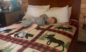 Carrie B.'s photo of glamping accommodations at Kansas City East-Oak Grove KOA near De Soto, KS