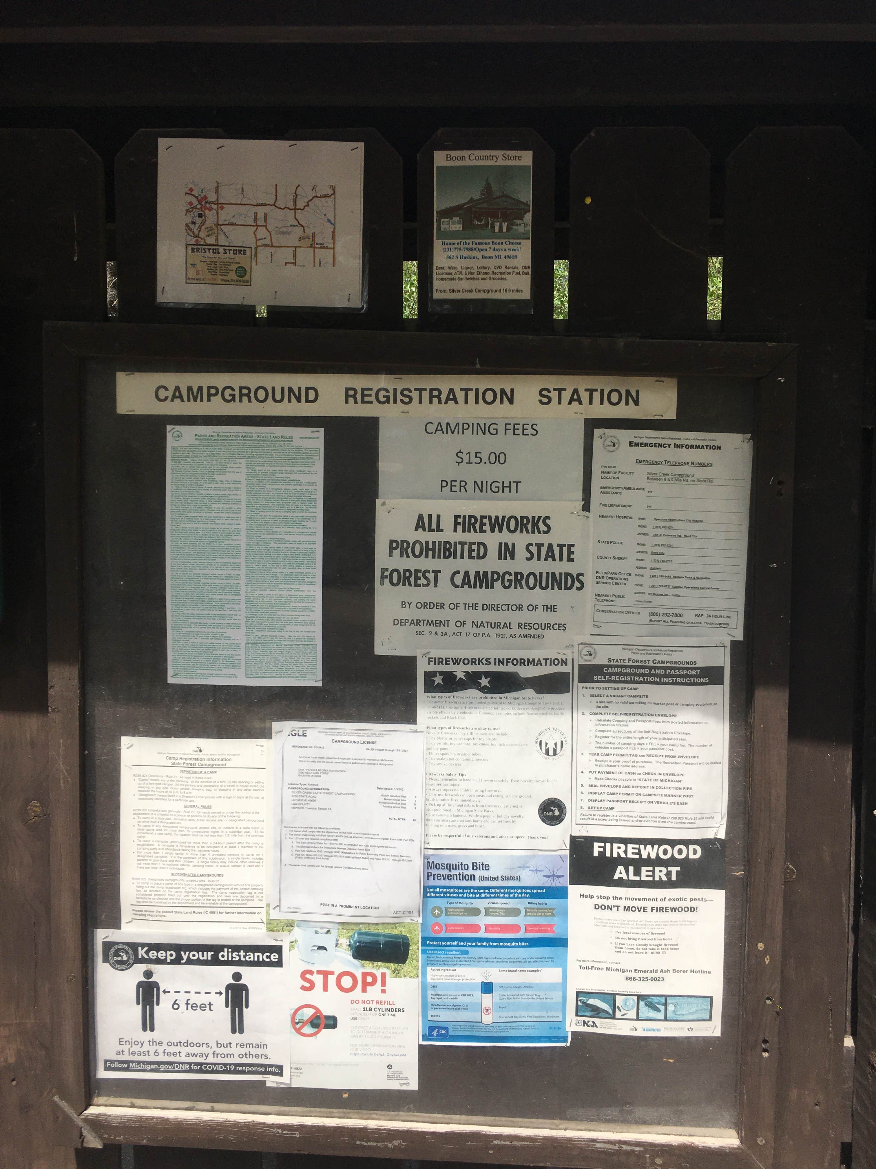 Camper-submitted photo at Silver Creek State Forest Campground near South Branch, MI