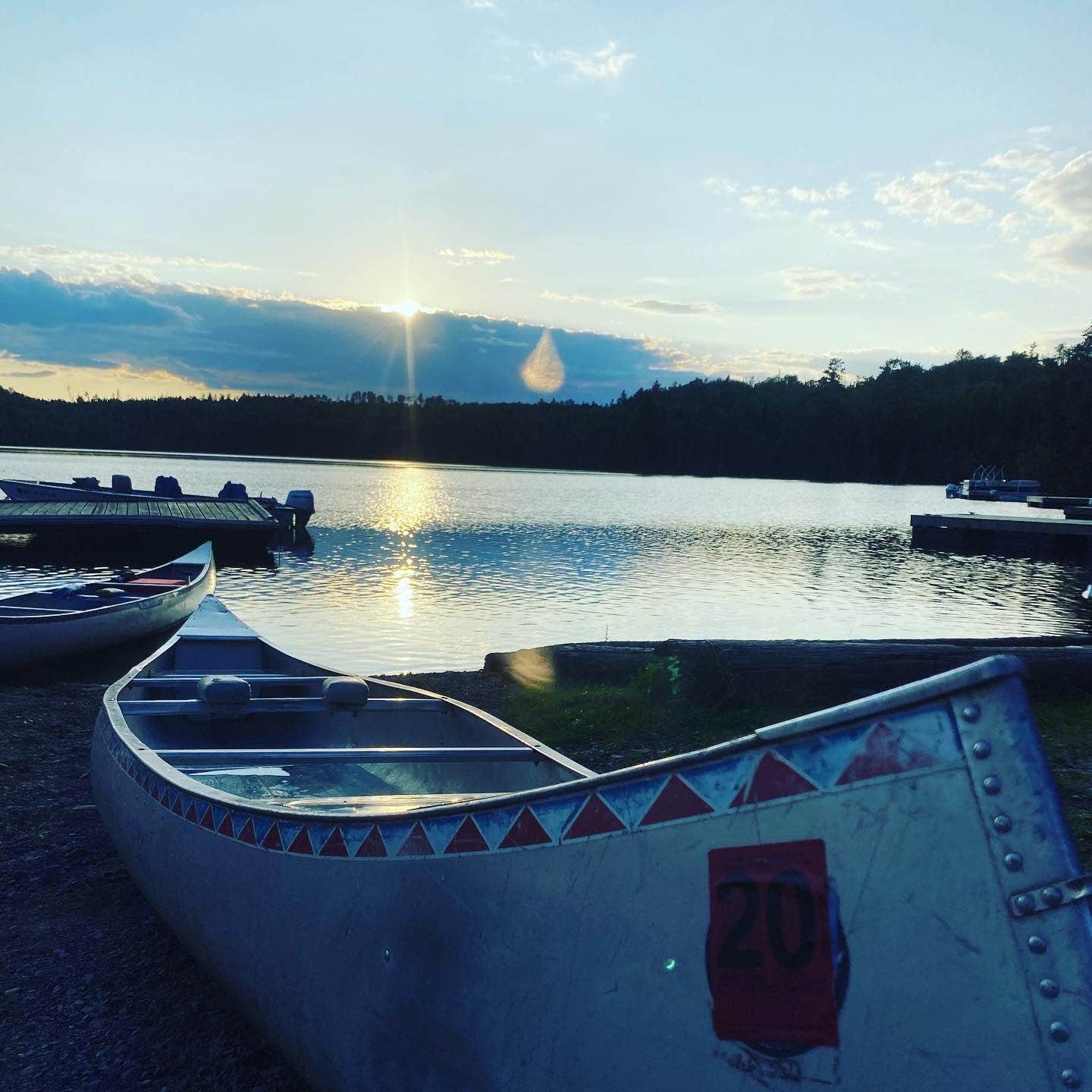 Camper-submitted photo at Hungry Jack Lodge & Campground near Lutsen, MN