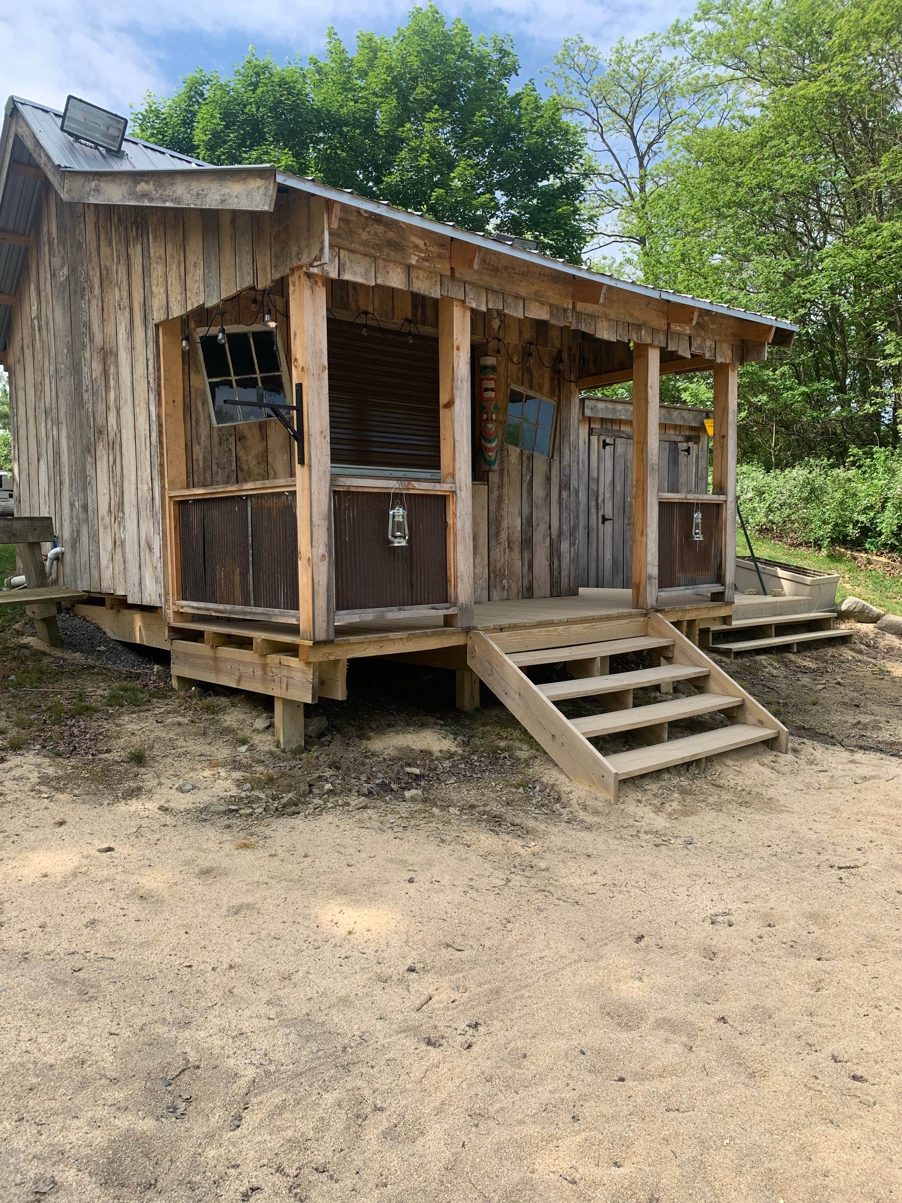 Marla S.'s photo of glamping accommodations at Thompson/Grand River Valley KOA Holiday near Lake Milton, OH