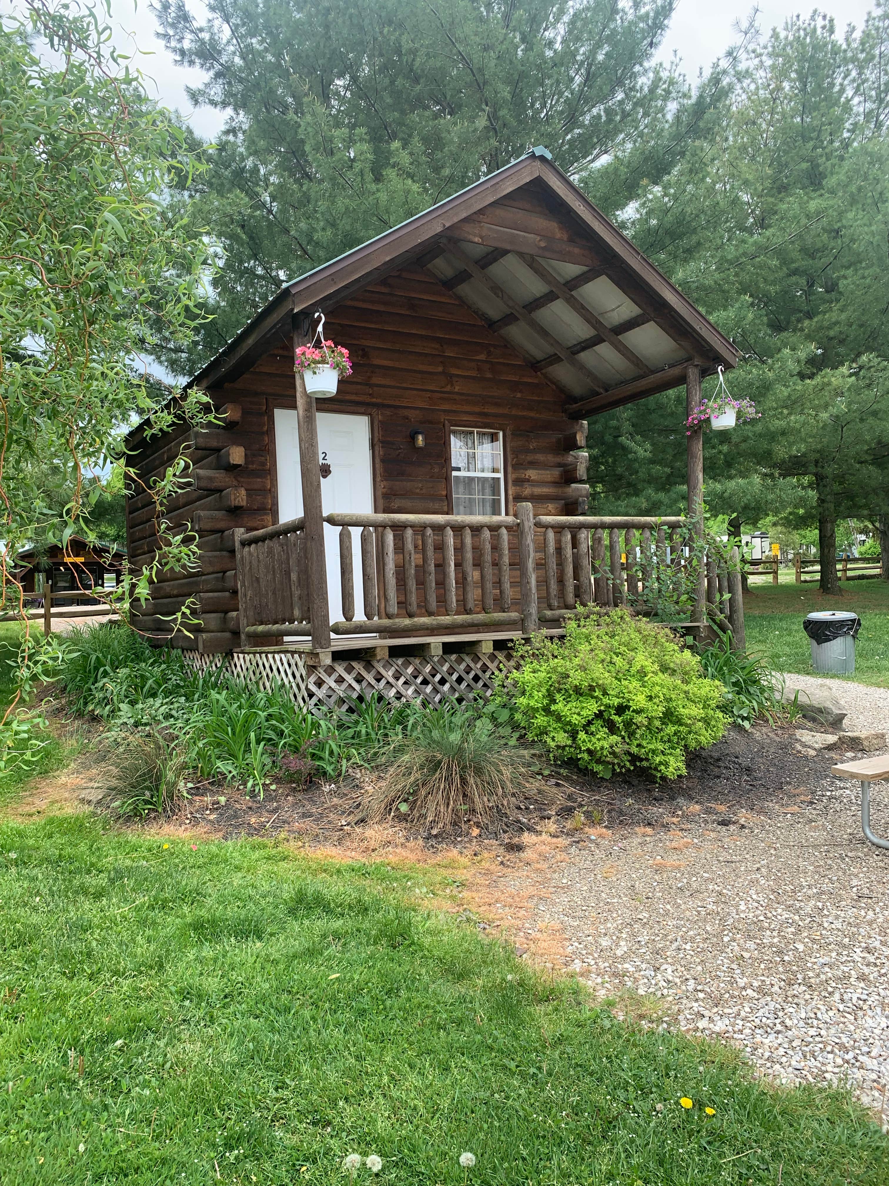 Marla S.'s photo of glamping accommodations at Thompson/Grand River Valley KOA Holiday near Andover, OH