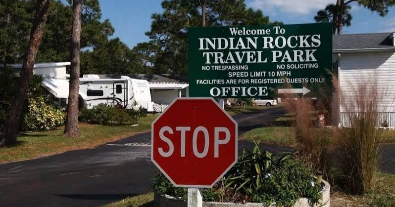 Indian Rocks Rv Park Indian Rocks Travel Park Camping | Indian Rocks Beach, Florida