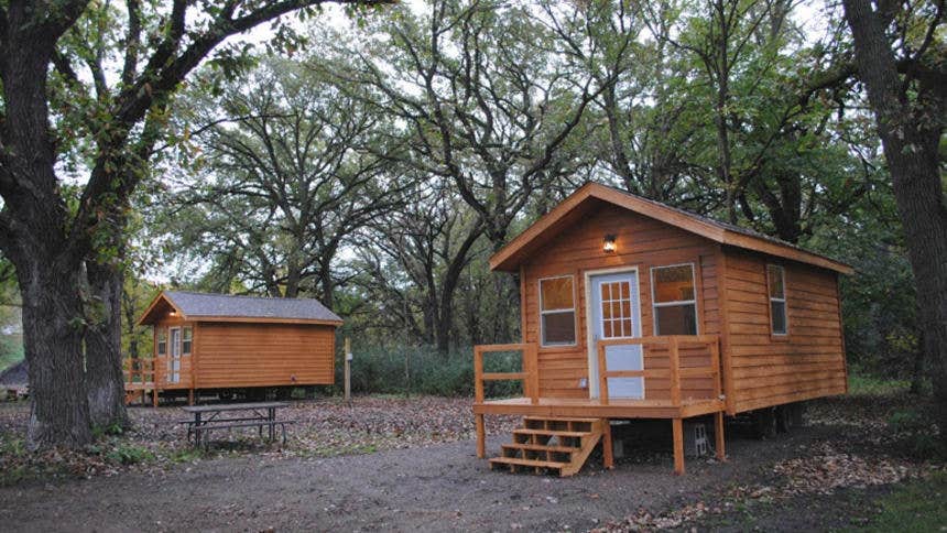 Jamison W.'s photo of a cabin at Wegdahl Park near Redwood Falls, MN