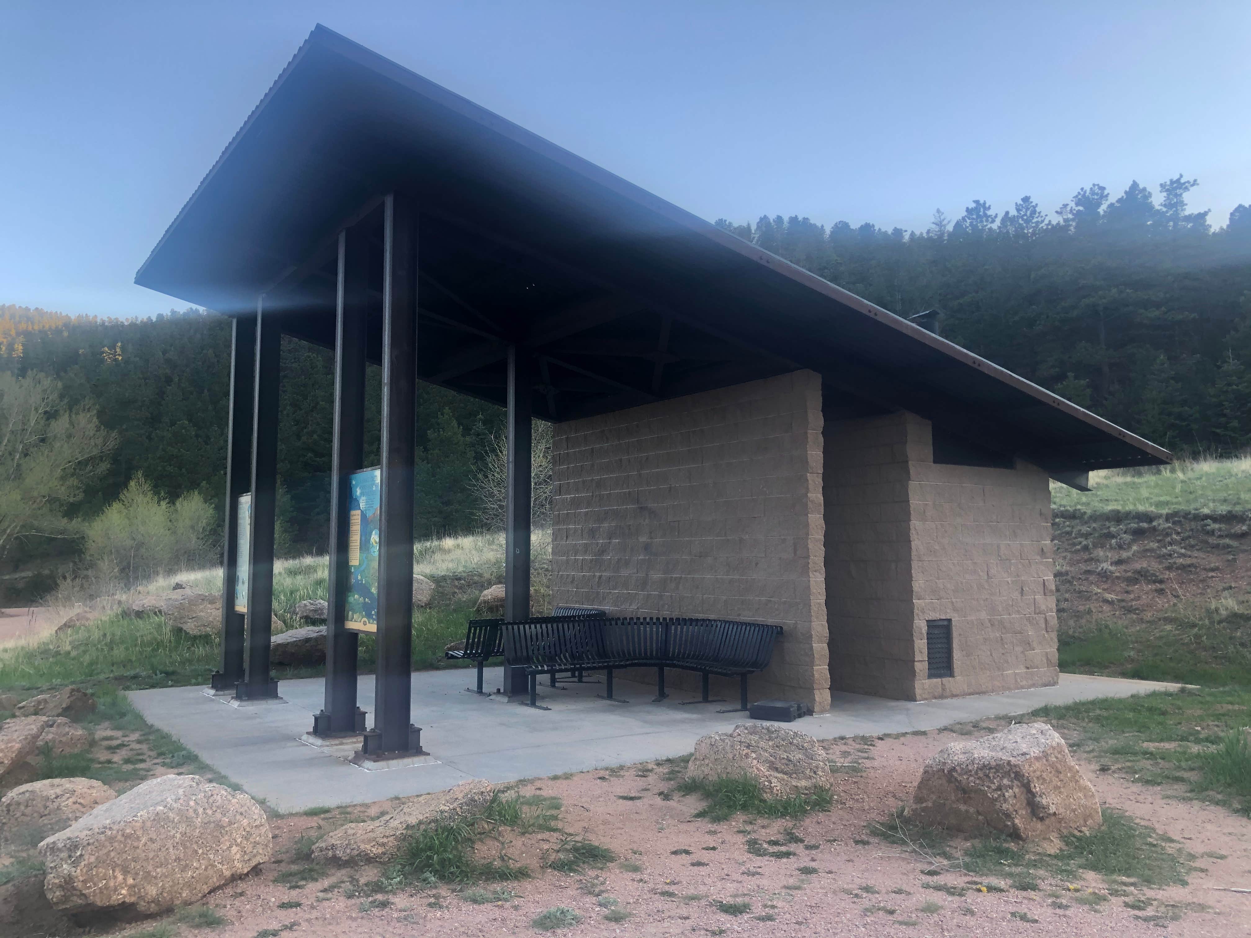 Jayden W.'s photo of tent camping at Phantom Canyon Road BLM Sites near Green Mountain Falls, CO