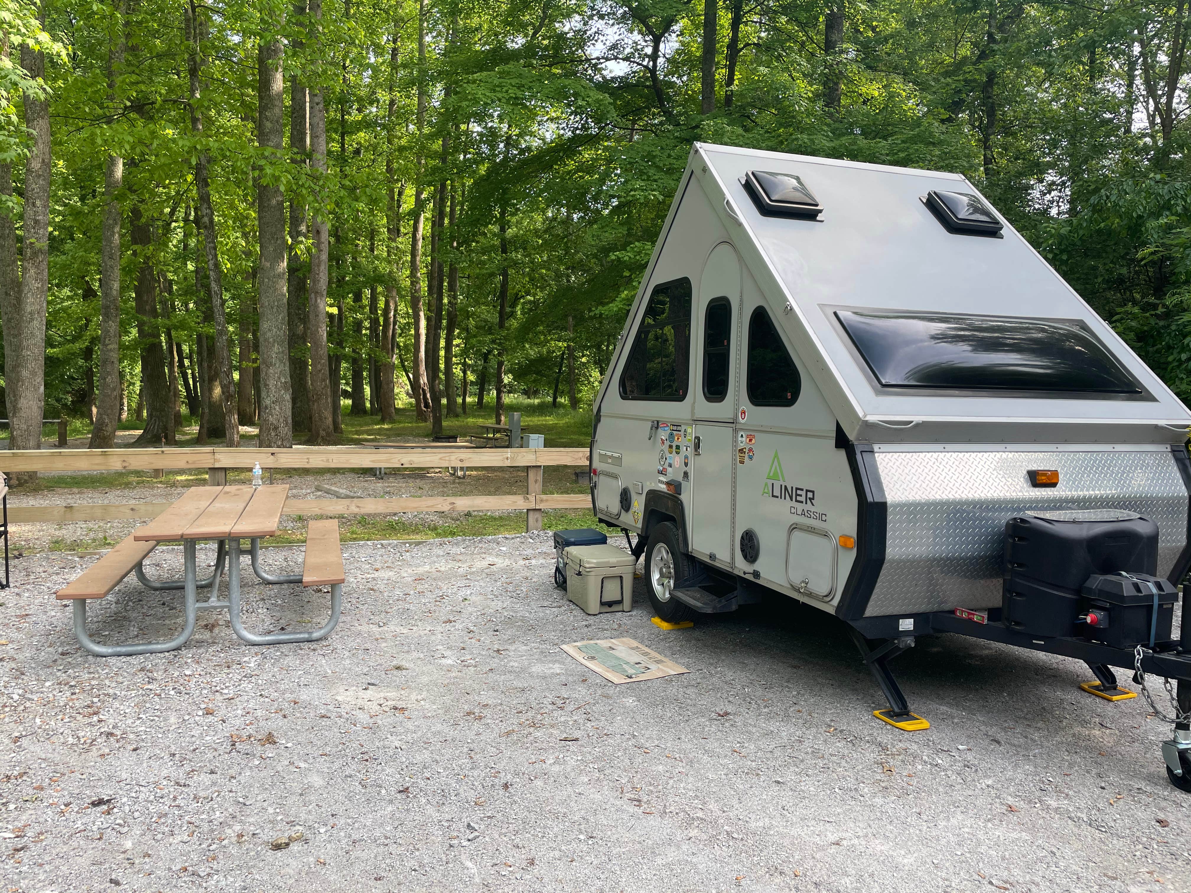 Shana D.'s photo of rv camping at David Crockett State Park Campground near Summertown, TN