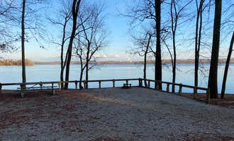 Camping near Birdsong Resort and Marina Lakeside RV and Tent Campground: Red Rock Trail Backcountry Shelter — Nathan Bedford Forrest State Park, Eva, Tennessee
