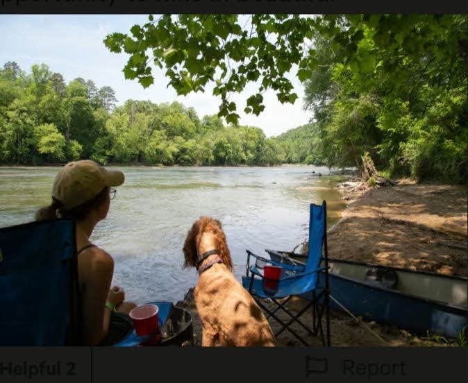 James & Lora C.'s photo of camping with pets at Summer Shoals Retreat near Huntsville, TN
