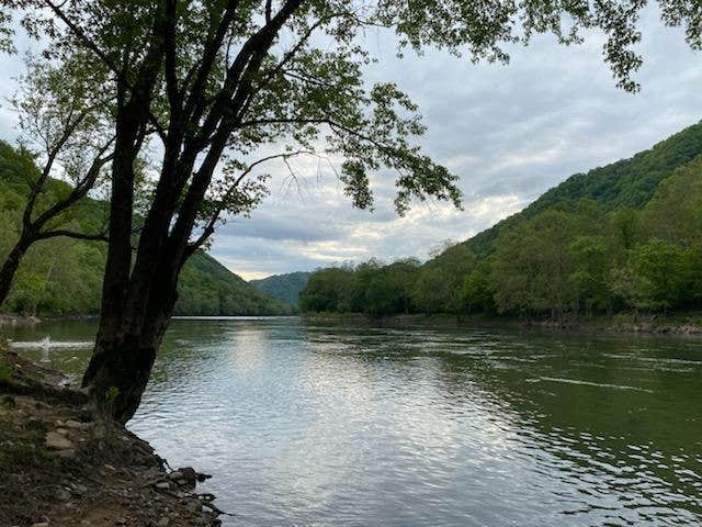 Camper-submitted photo at Grandview Sandbar Campground — New River Gorge National Park and Preserve near Fayetteville, WV
