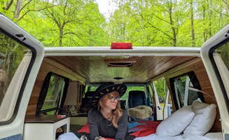 Van M.'s photo of rv camping at Grandview Sandbar Campground — New River Gorge National Park and Preserve near Northfork, WV