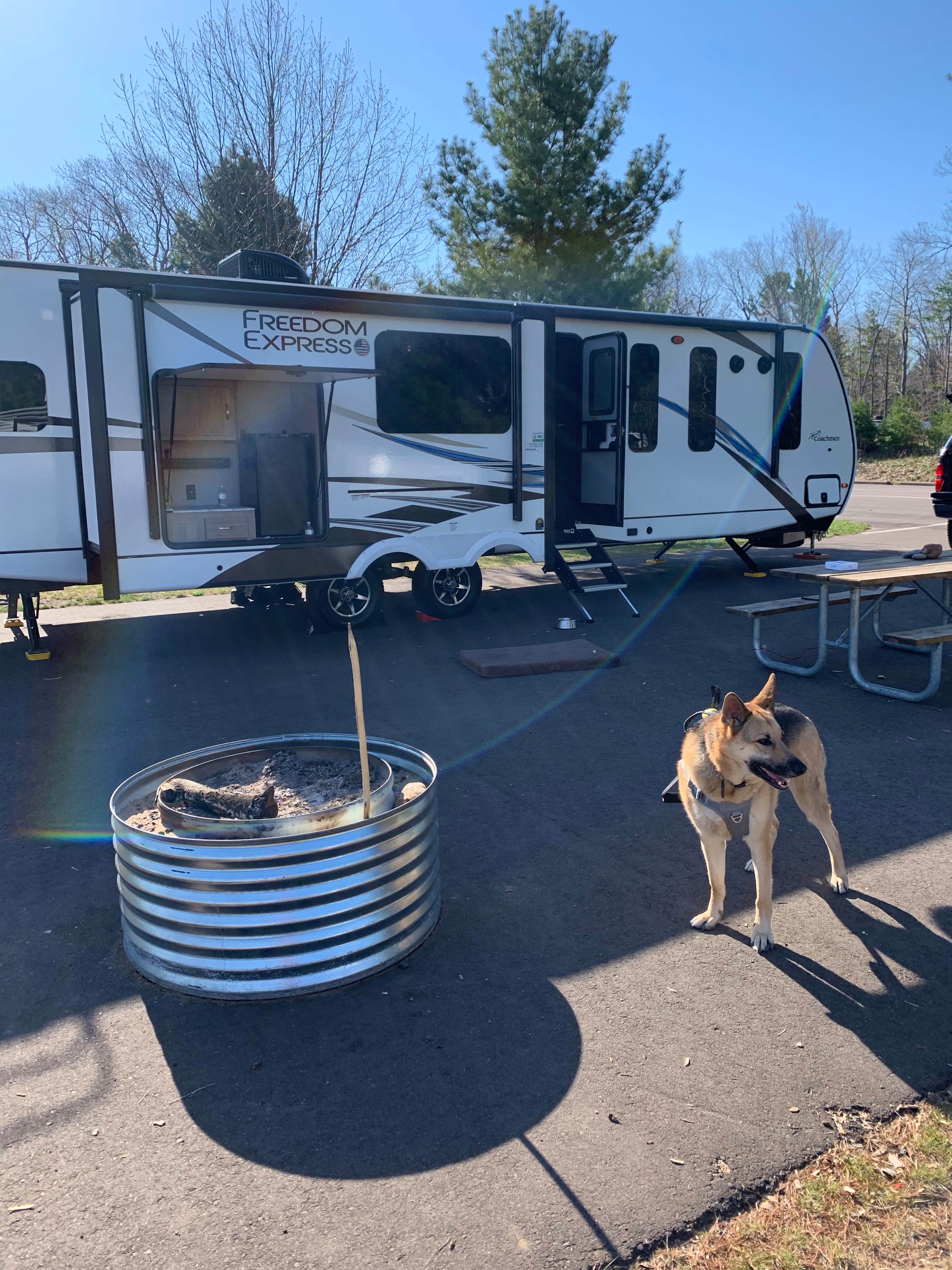 Stephanie B.'s photo of rv camping at McLain State Park Campground near Houghton, MI