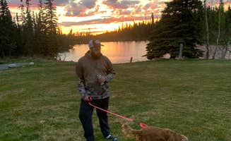 Teri B.'s photo of camping with pets at Clearwater State Rec Area near Delta Junction, AK