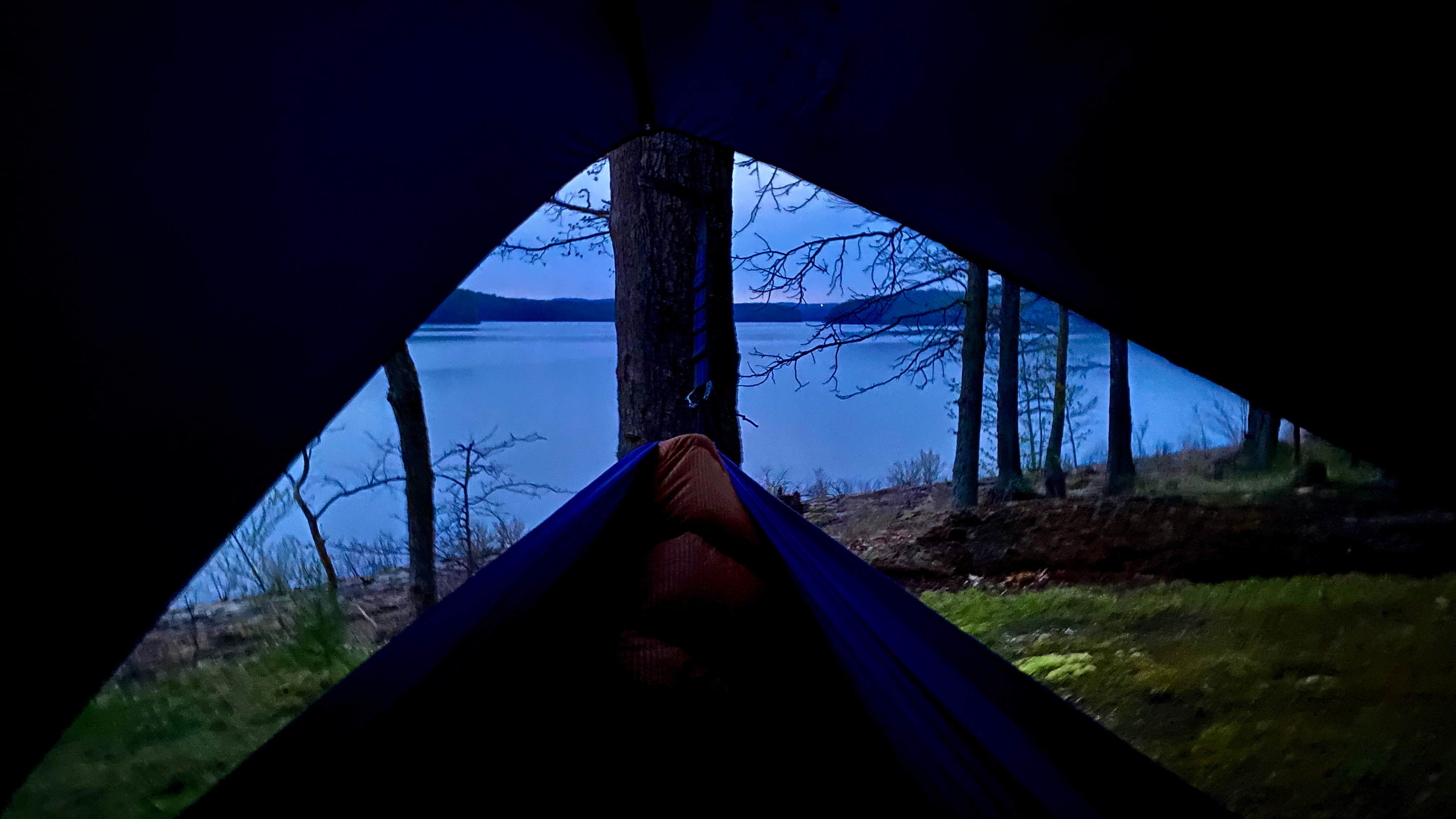 Steve D.'s photo of a dispersed camping area at Peninsula Trail near Seymour, IN