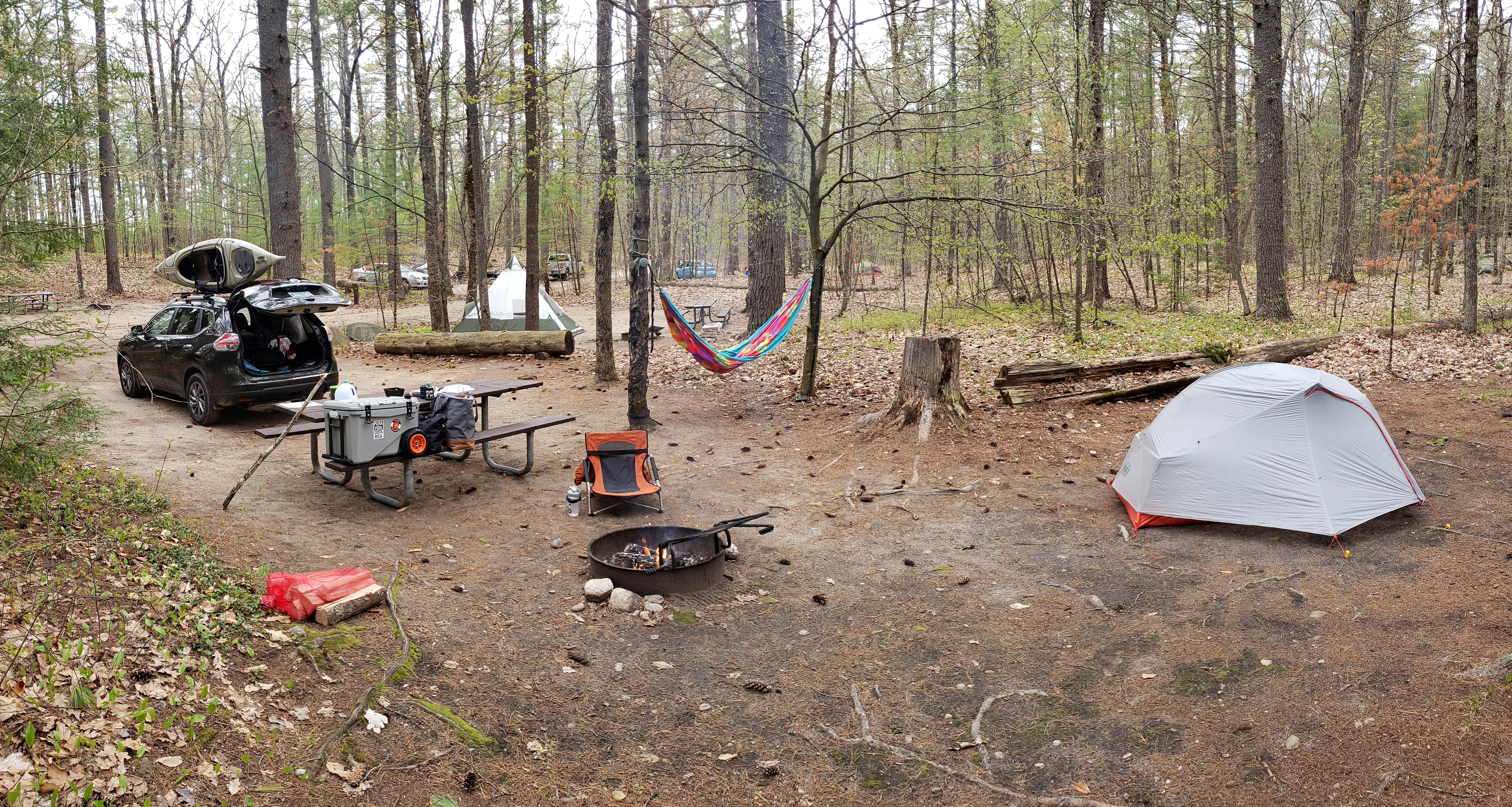 Melissa B.'s photo at Bear Brook State Park Campground near Weare, NH