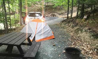 Camping near Thornhill Farm : White Caps Campground, West Burke, Vermont